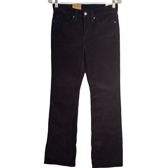 Levis 315 Corduroys Womens 27" Waist Black Corduroy Shaping Bootcut Mid Rise NWT - Picture 1 of 8